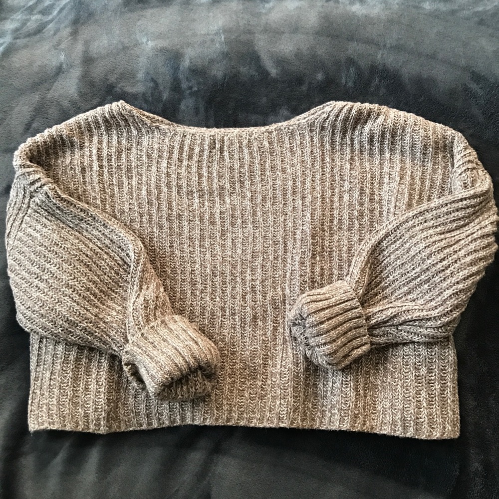 Body cropped chunky sweater ❄️